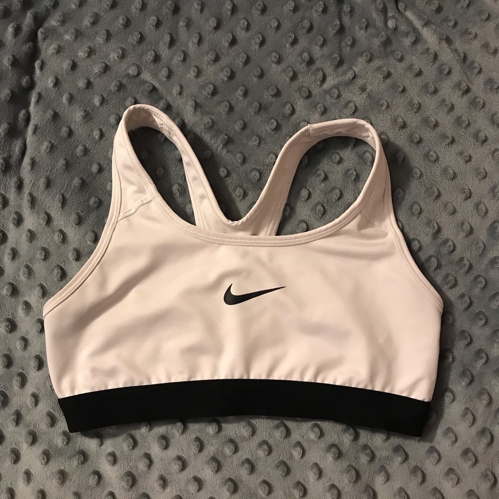 White Nike Sports Bra